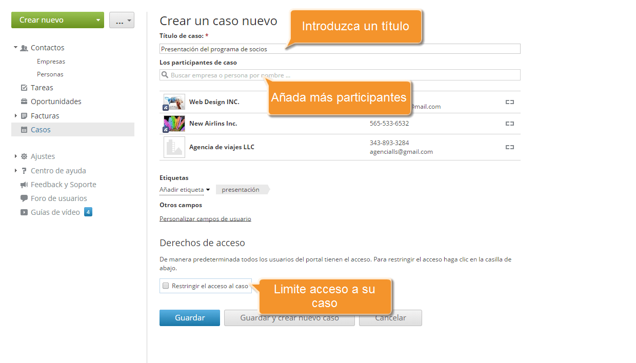 ¿Cómo organizar y monitorizar un evento común? Step 2