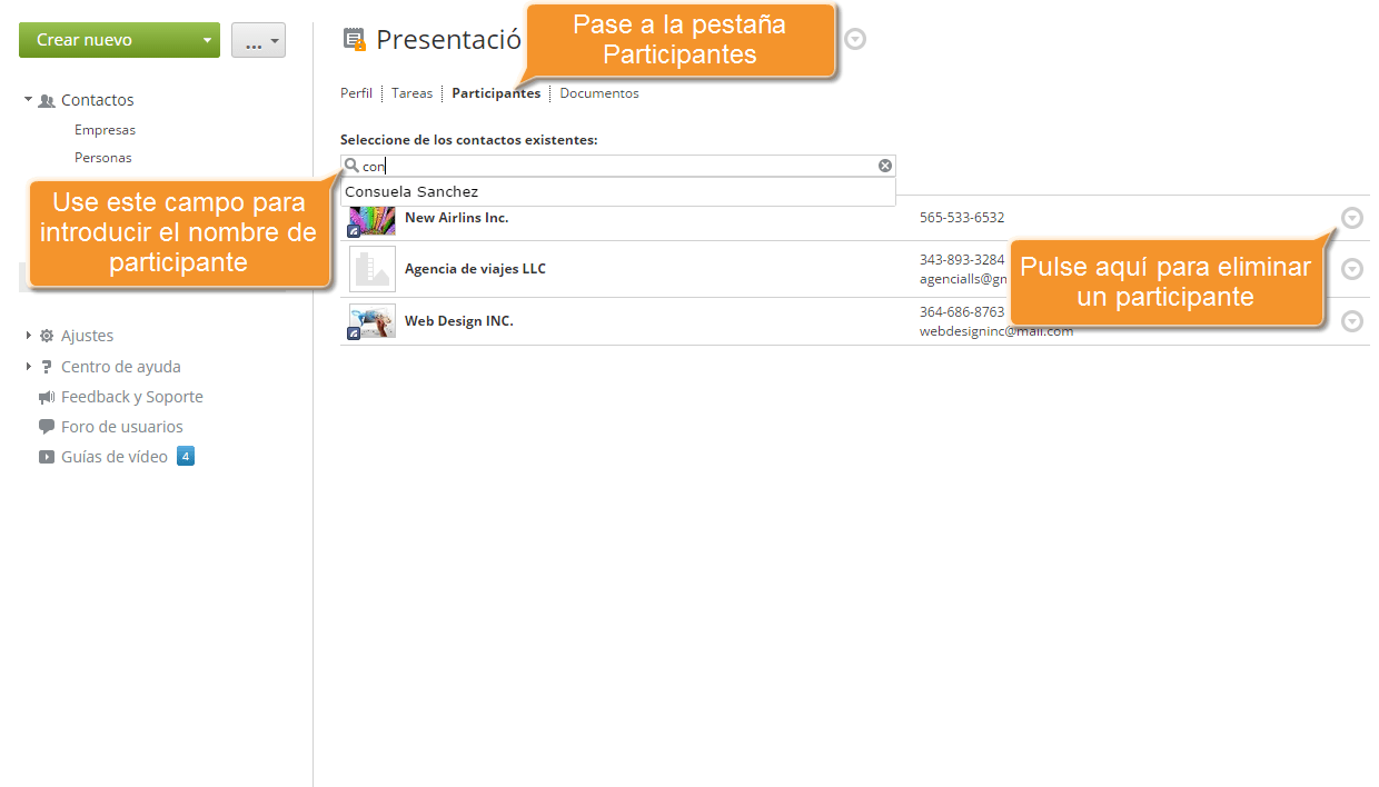¿Cómo organizar y monitorizar un evento común? Step 4