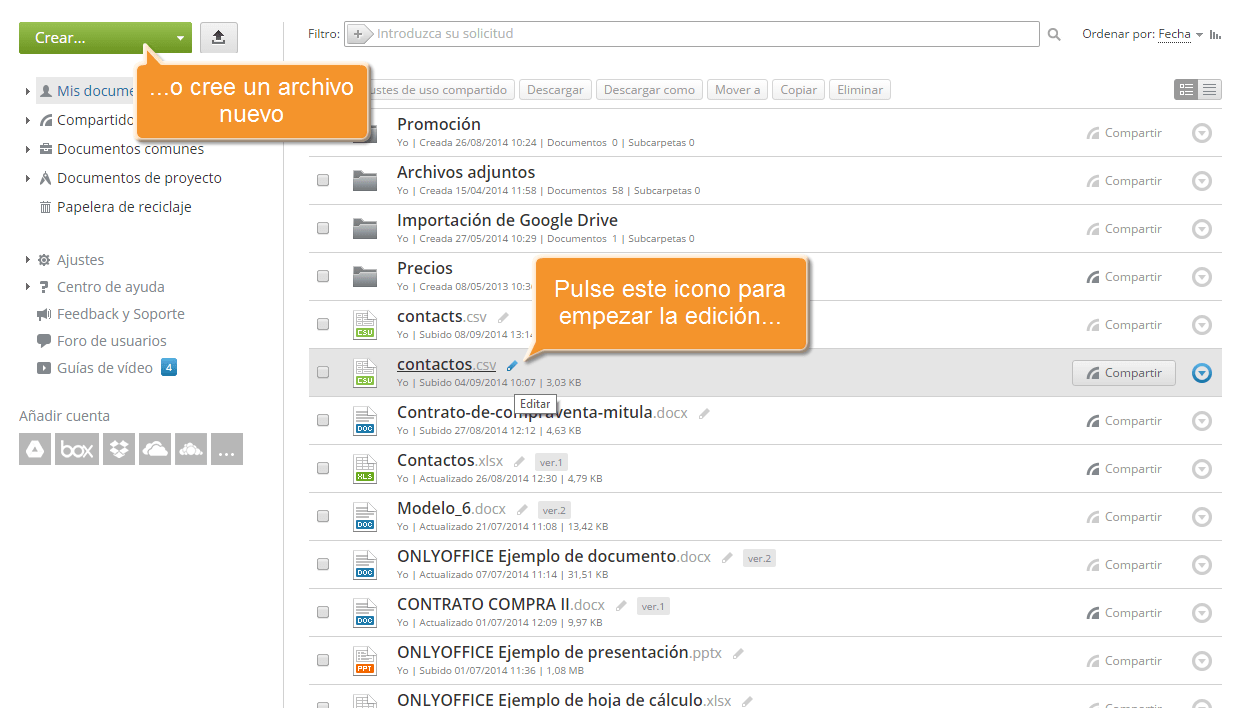 ¿Como crear un archivo CSV? Step 2