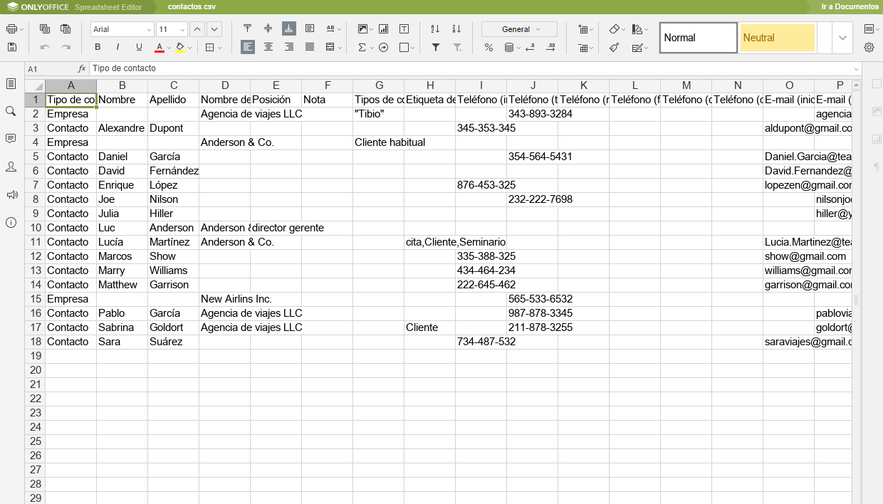 ¿Cómo exportar su base de datos de clientes CRM y editarla usando Spreadsheet Editor? Paso 3