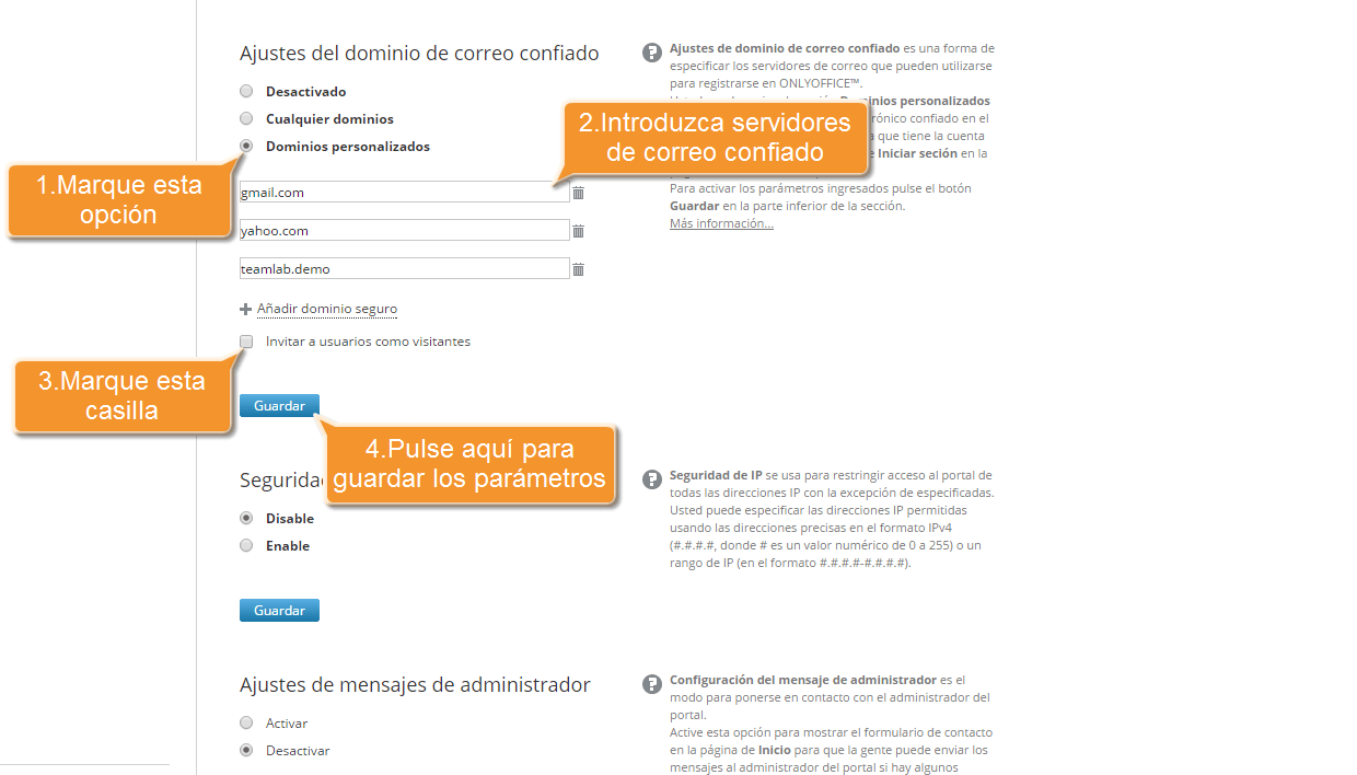 ¿Cómo invitar a visitantes a su oficina online? Allow guests self-registration