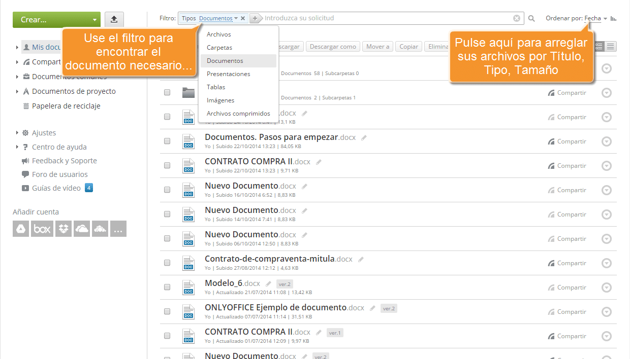 ¿Cómo coeditar el documento en línea? Step 2