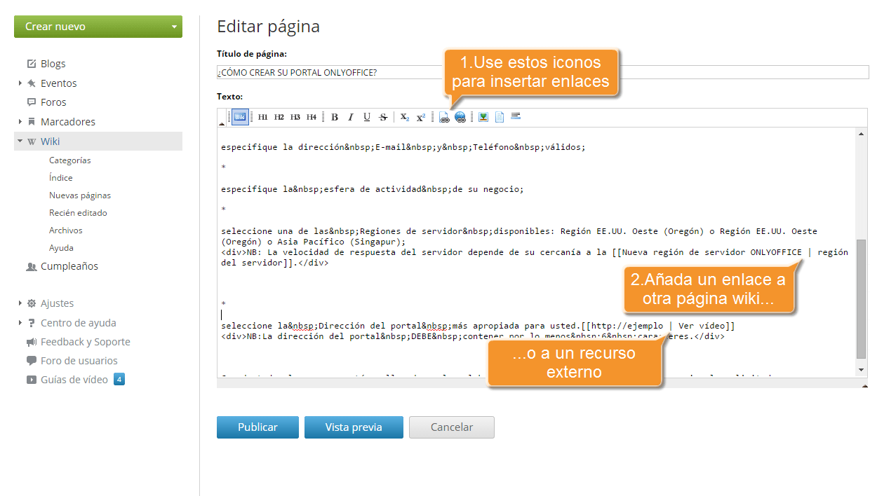 ¿Cómo crear su base de conocimiento? Step 6