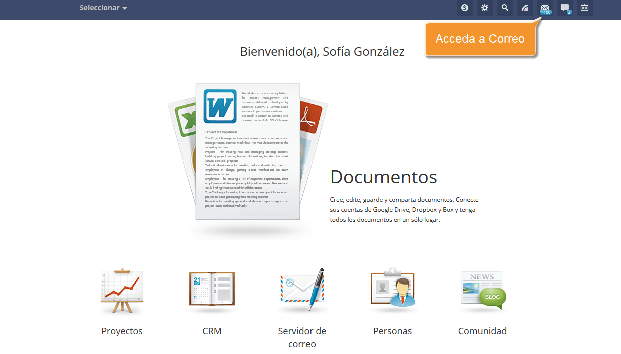 ¿Cómo configurar el servidor de correo en el portal? Paso 1