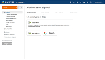 ¿Cómo añadir a usuarios usando datos de Google? Step 2