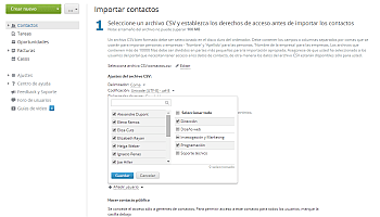 ¿Cómo añadir contactos a CRM al por mayor? Step 5