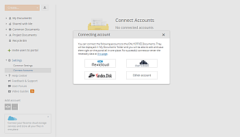 Connecting account