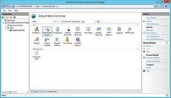 IIS Manager - Authorization Rules