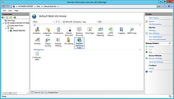 IIS Manager - WebDAV Authoring Rules