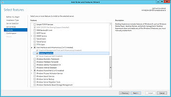 Server Manager - Features