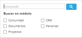 Search popup window