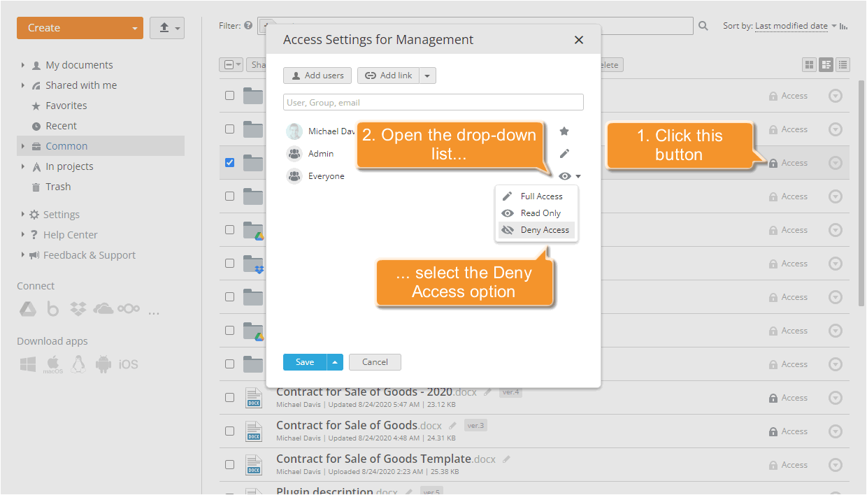 Comment organiser la gestion documentaire en entreprise Étape 3.