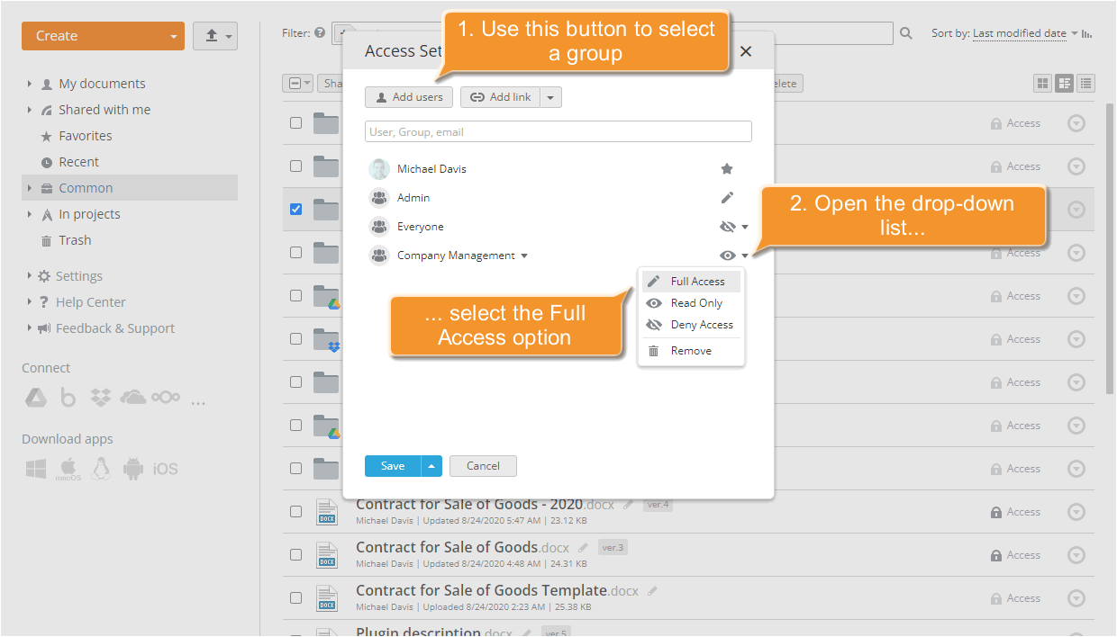 Comment organiser la gestion documentaire en entreprise Étape 3.