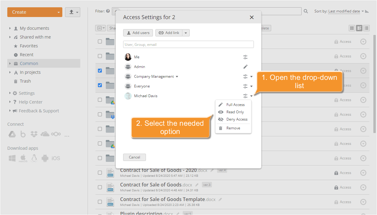 Comment organiser la gestion documentaire en entreprise Étape 3.