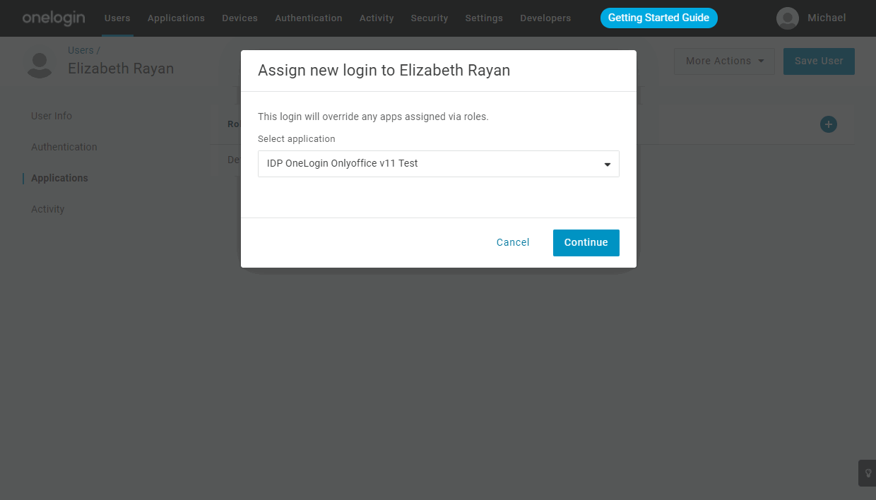 Comment configurer ONLYOFFICE SP et OneLogin IdP