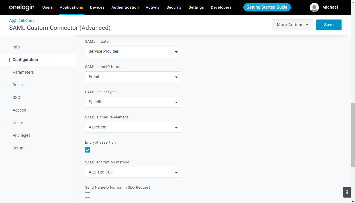 Comment configurer ONLYOFFICE SP et OneLogin IdP