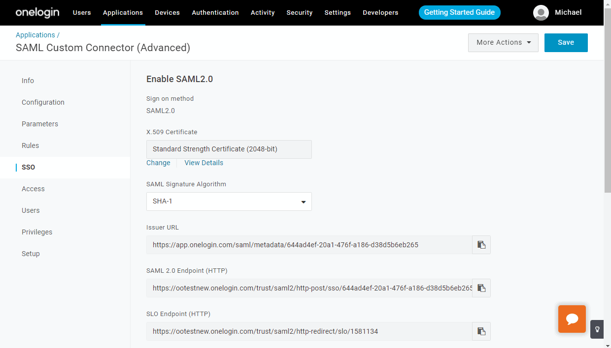 Comment configurer ONLYOFFICE SP et OneLogin IdP