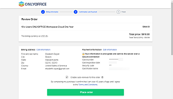 Comment payer votre portail? Étape 4.