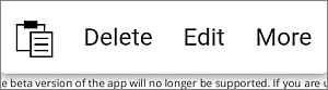Menu contextuel