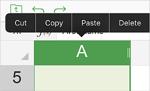 Menu contextuel