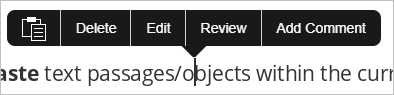 Menu contextuel