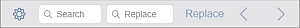 Barre Rechercher et remplacer