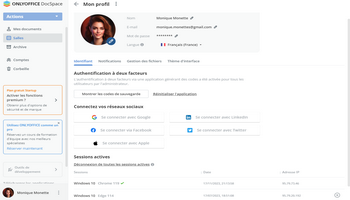 Modifier des profils