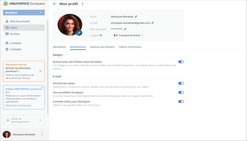 Modifier des profils