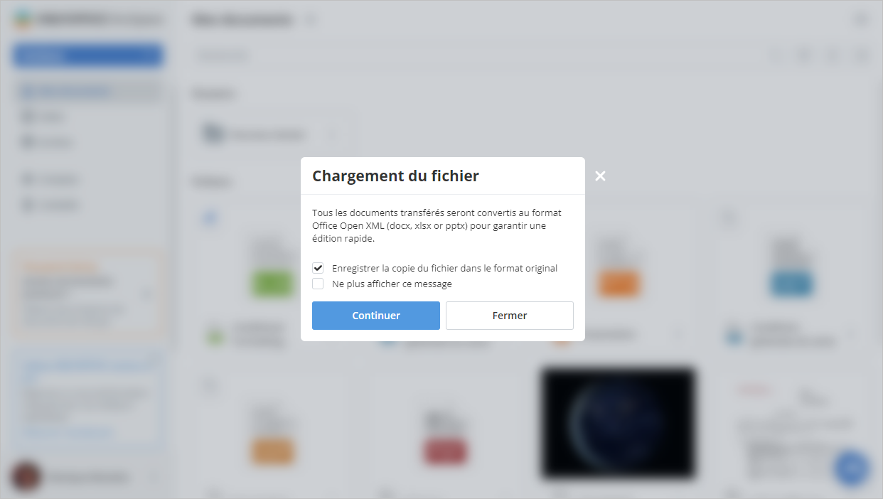 Charger un fichier