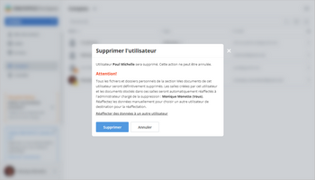Supprimer le profil