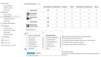 Ajouter des administrateurs