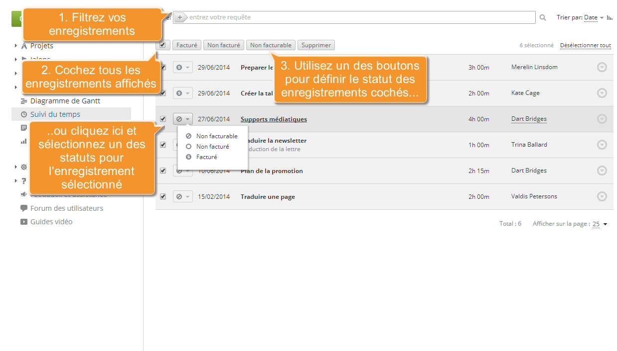 Comment effectuer le suivi du temps de travail efficacement ? Etape 4