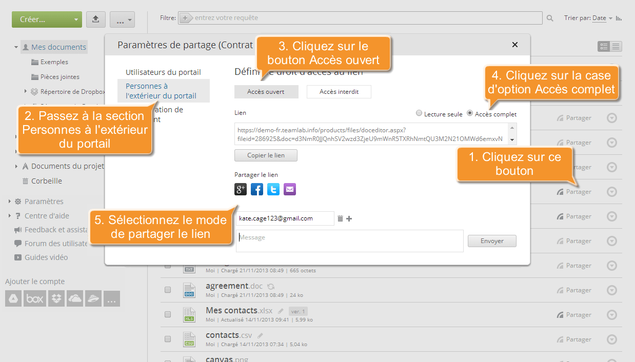 Comment écrire et éditer un document texte collaborativement ? Etape 3