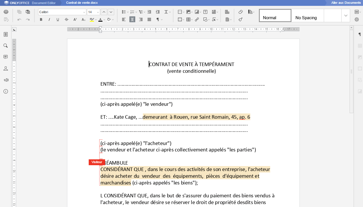 Comment écrire et éditer un document texte collaborativement ? Etape 4