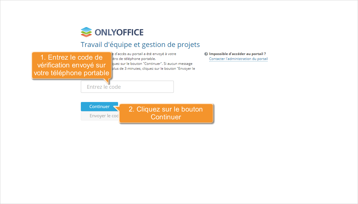 How to use two-factor authentication on portals?
