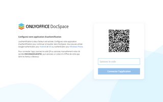 Utiliser l'authentification à deux facteurs dans DocSpace