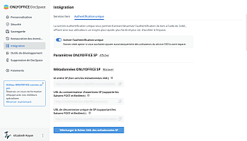 Activer l'authentification unique (SSO) dans DocSpace