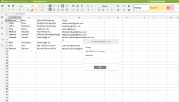 Comment créer un fichier CSV ? Etape 4