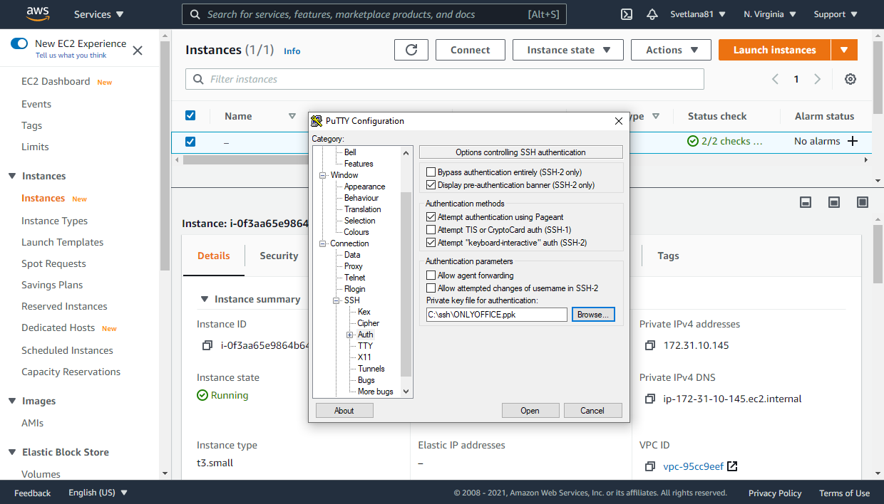 Se connecter au serveur en SSH