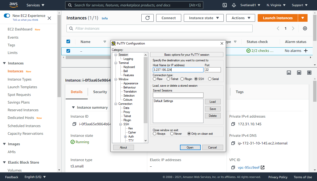 Se connecter au serveur en SSH