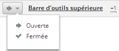 Task status menu
