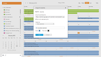 Importing events