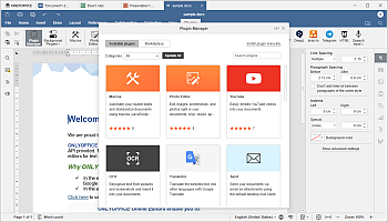 Plugins tab