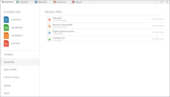 Creating documents