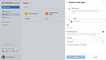 Creating rooms