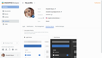 Editing profiles