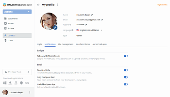 Editing profiles