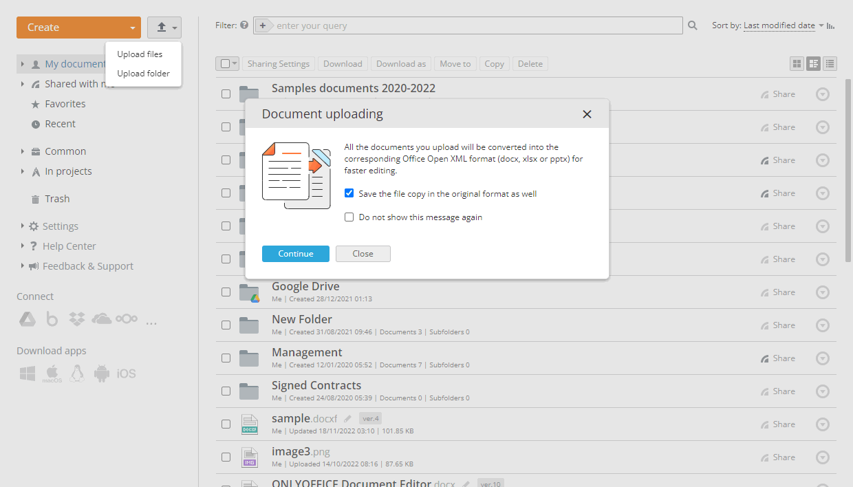 Uploading Files
