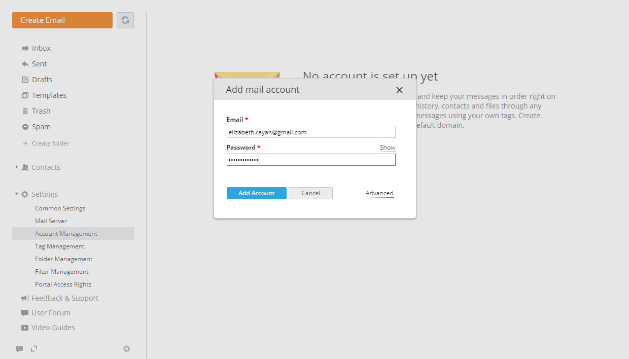 Create Account