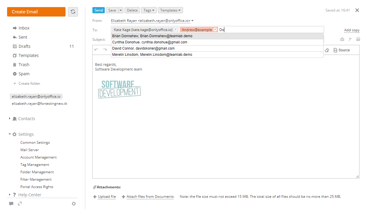 Add Multiple Email Addresses